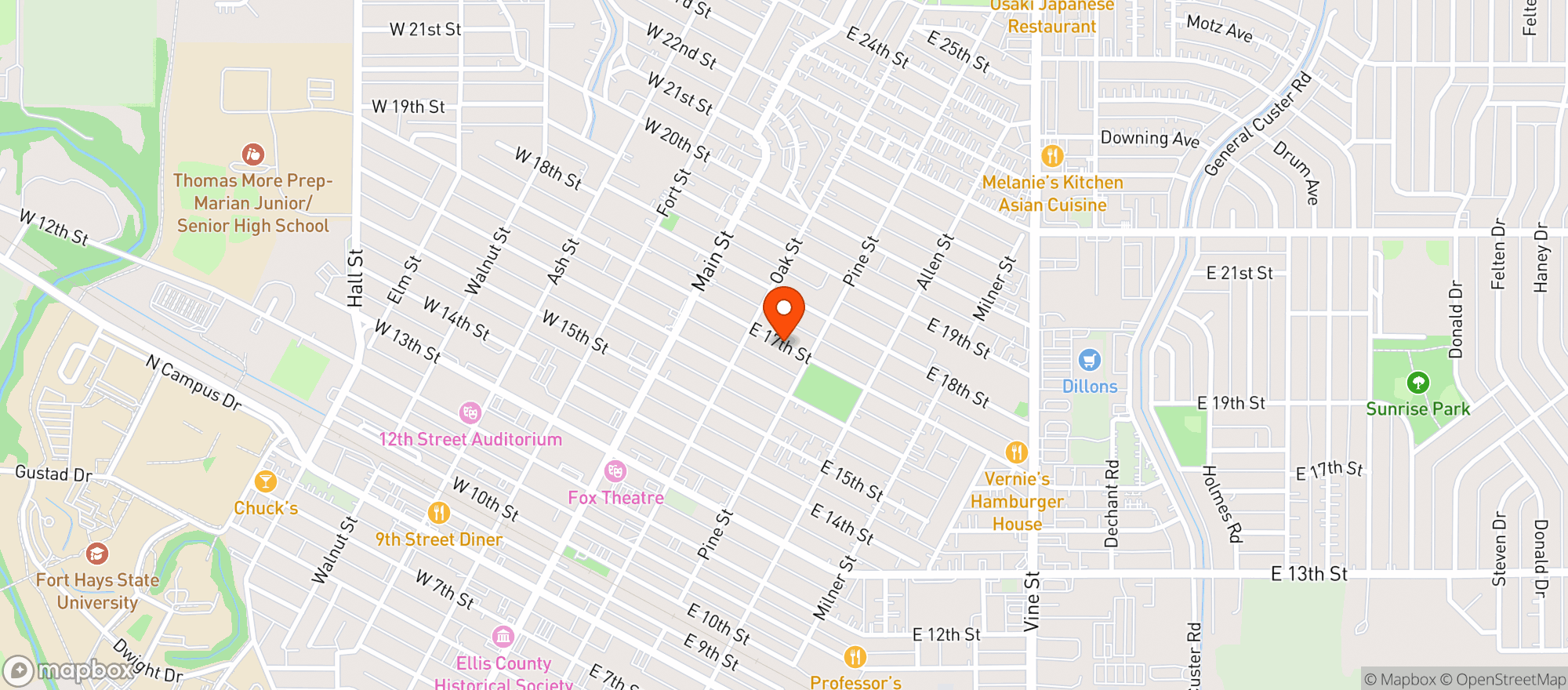 Map showing Galaxy Liquor & Tobacco