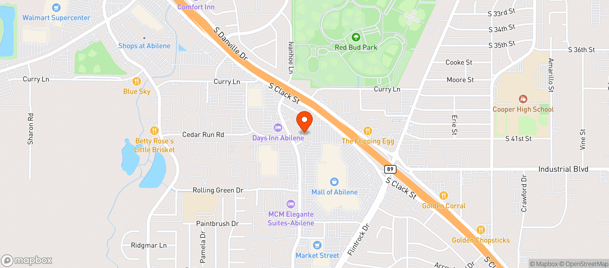 Map showing Gnc - 1054 - Turner Plaza