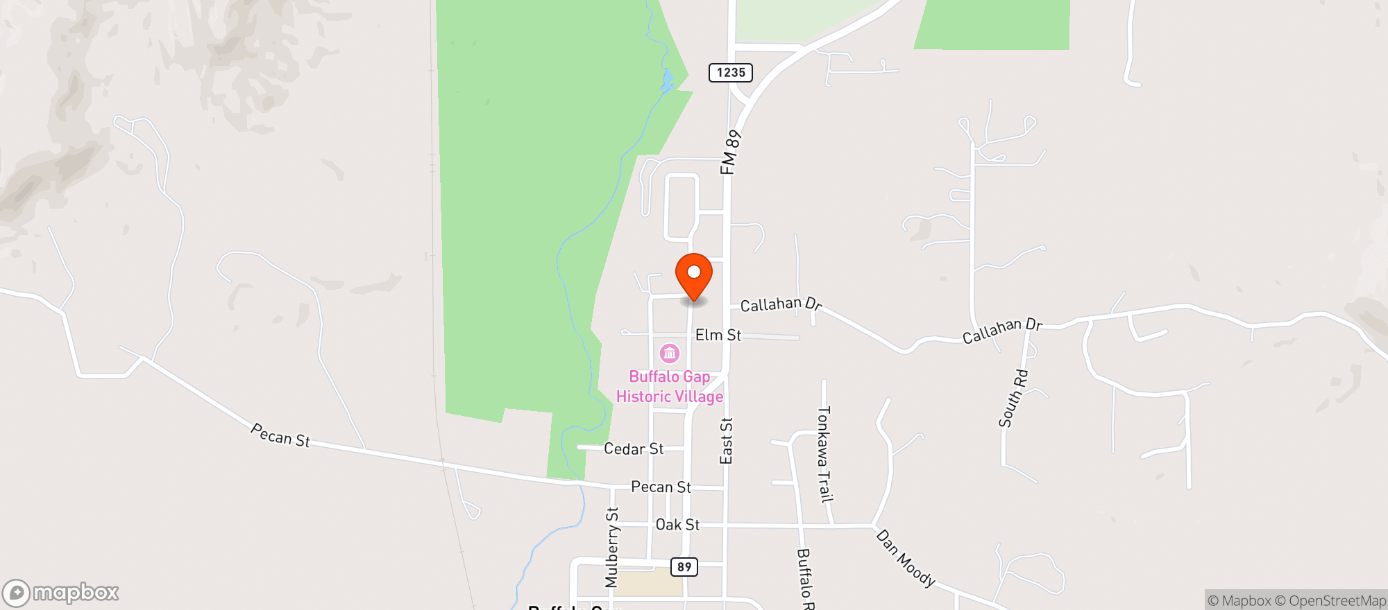 Map showing House of Healing