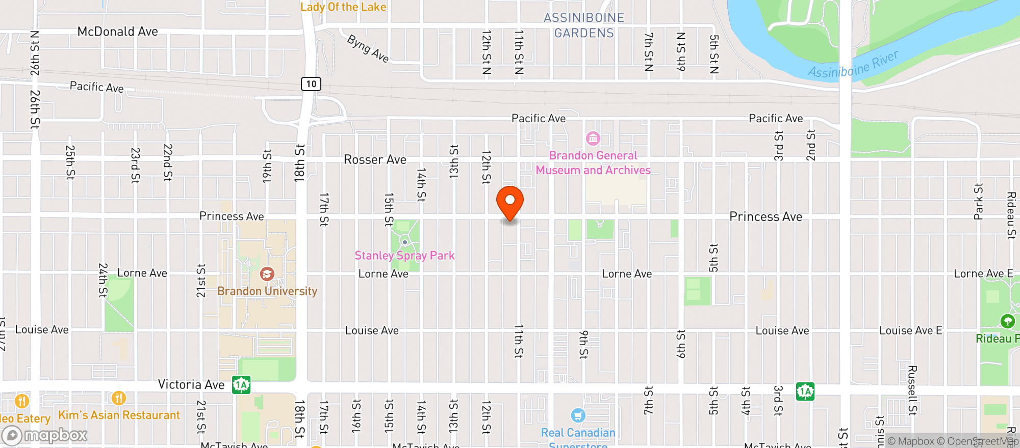 Map showing Section 6