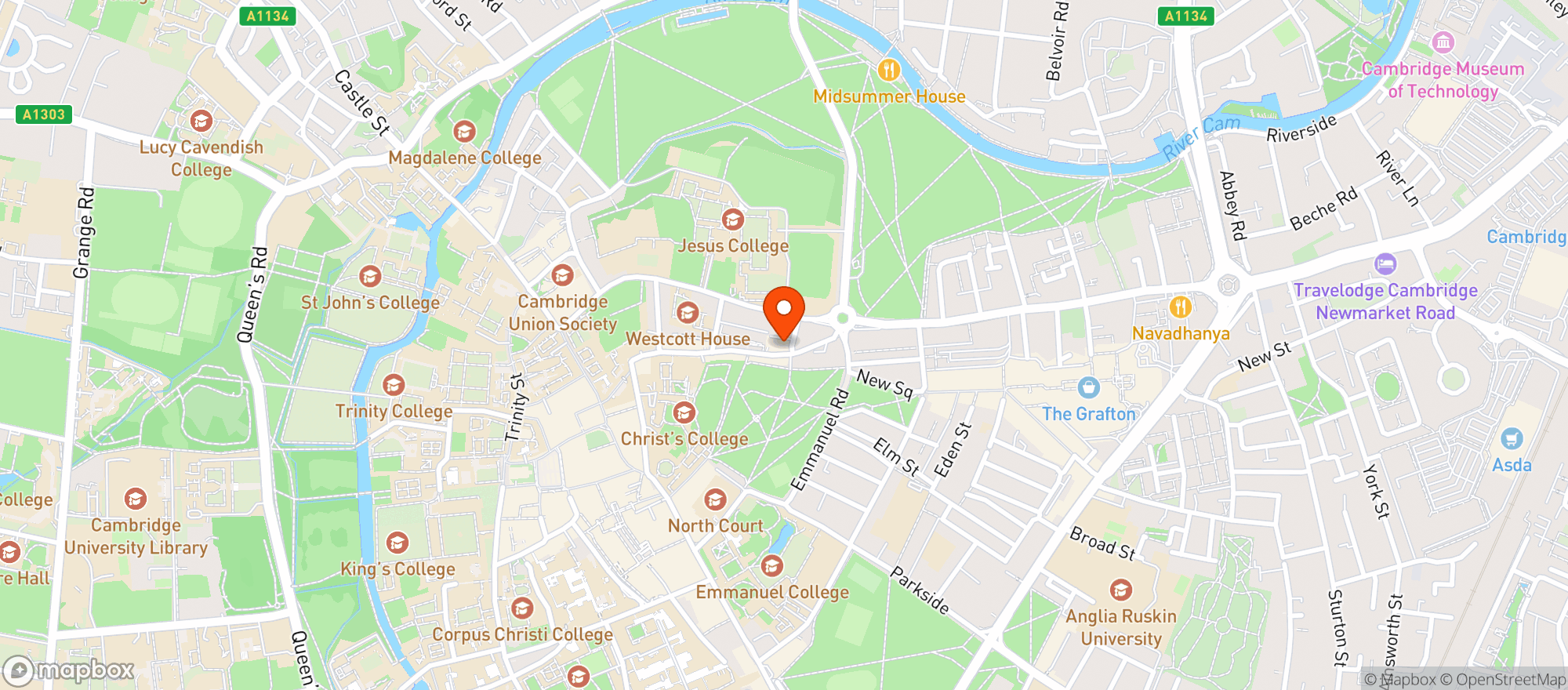 Map showing King Street Cellars