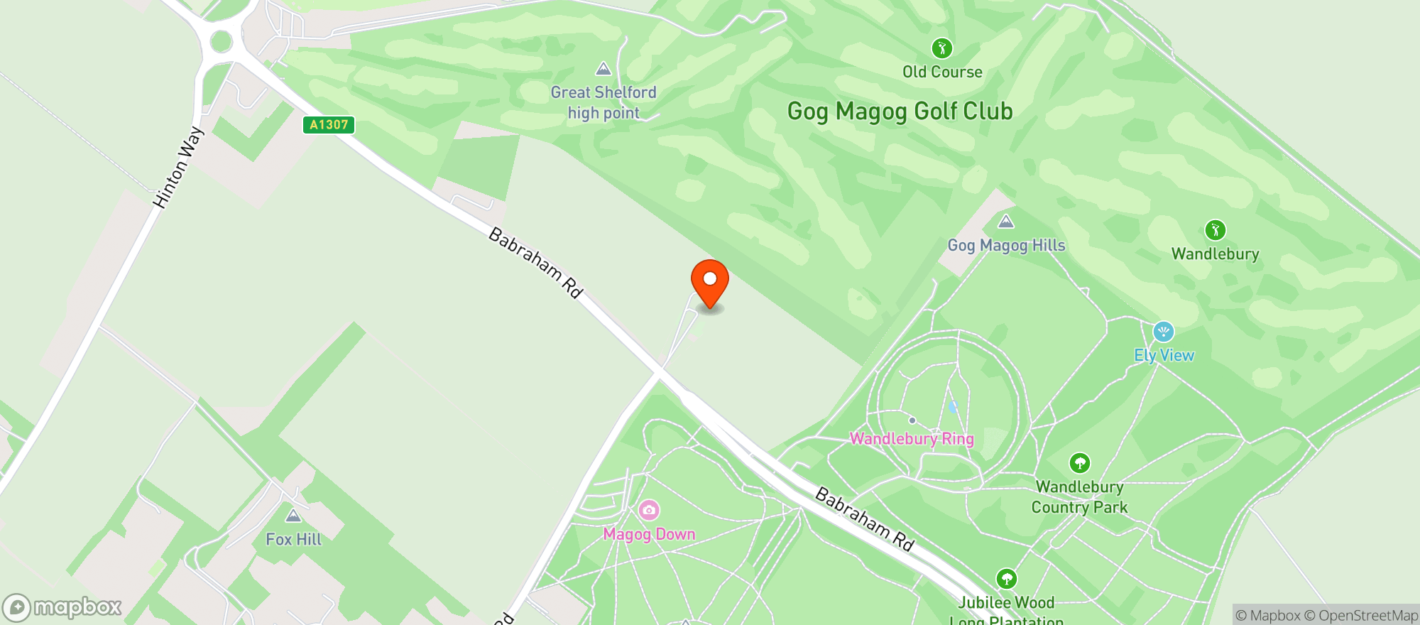 Map showing The Gog Farm Shop