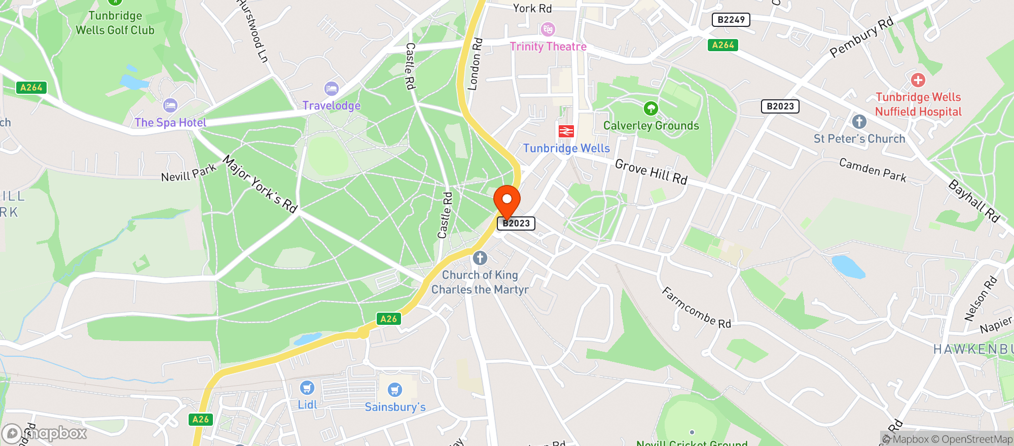 Map showing White Bear
