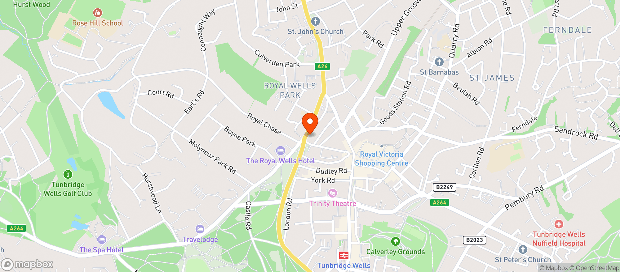 Map showing Sankey's