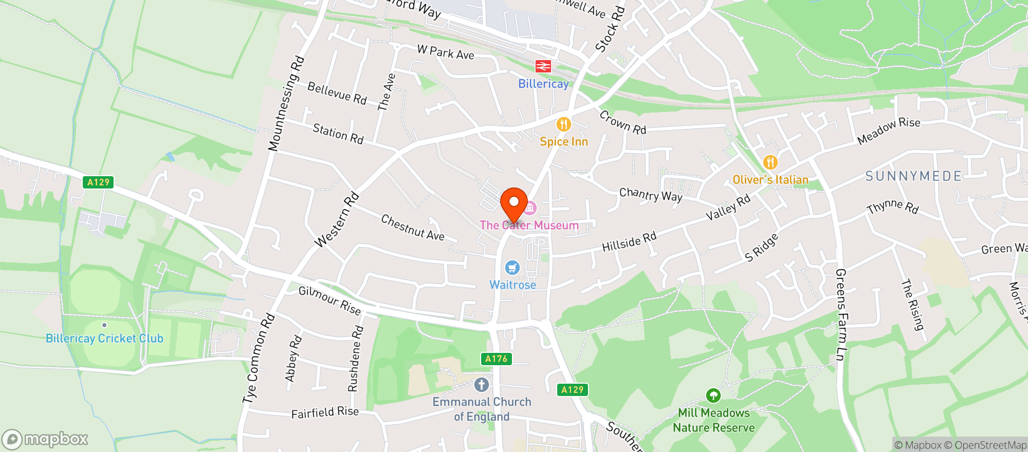 Map showing Wildwood Kitchen