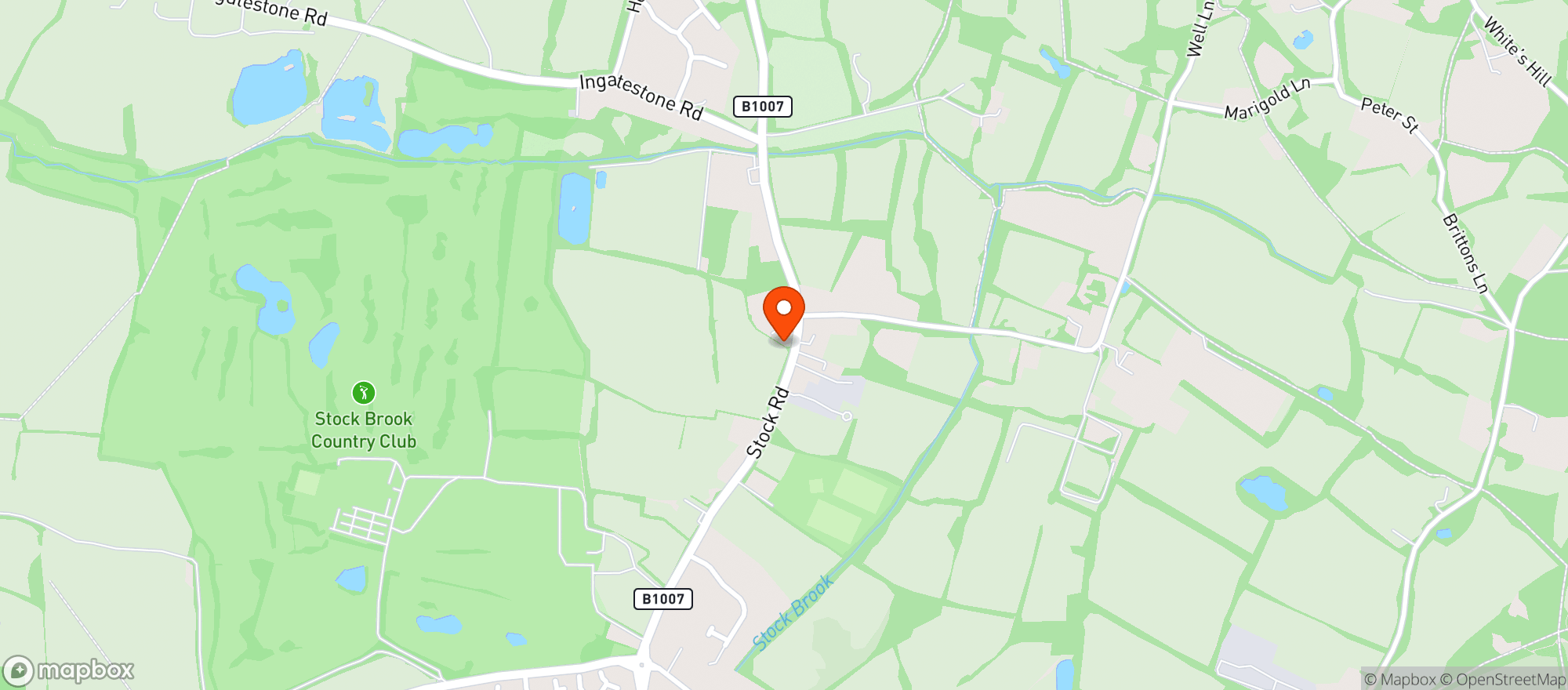 Map showing Old Kings Head
