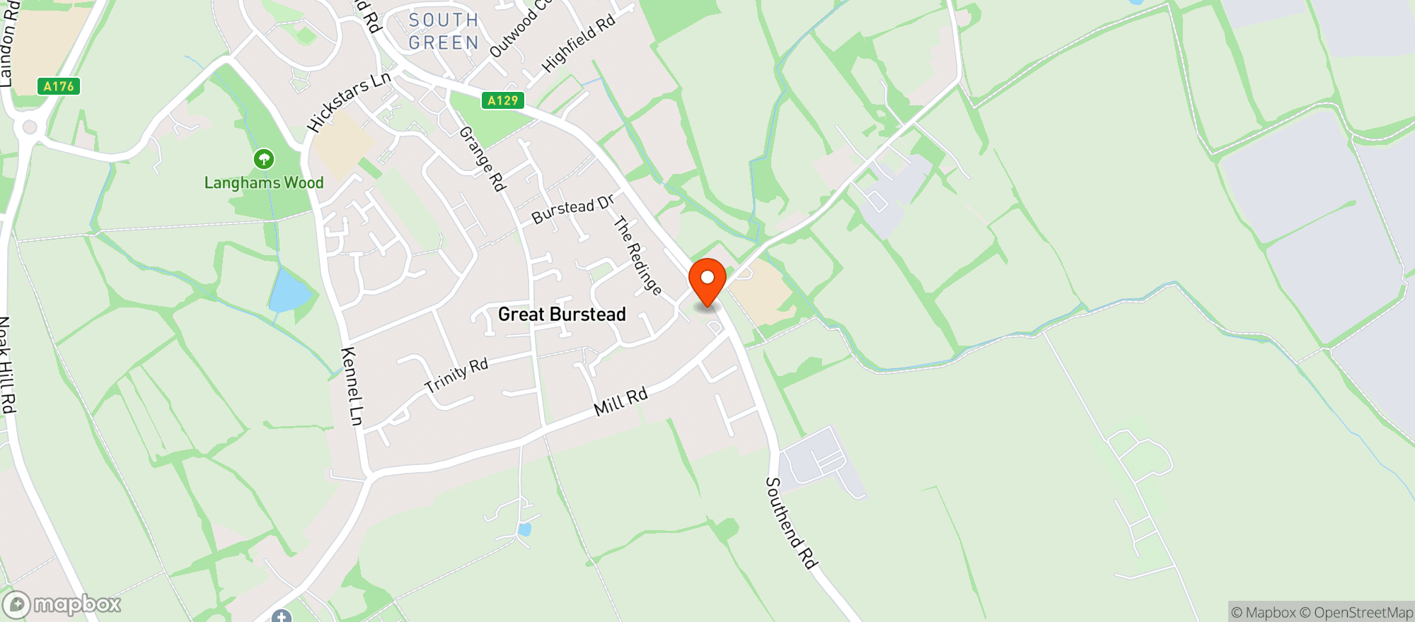Map showing Vinatge Inns