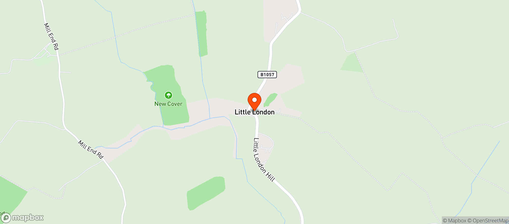 Map showing Maxey's Farm Shop
