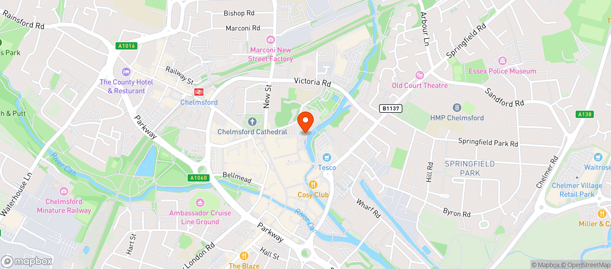 Map showing Prezzo