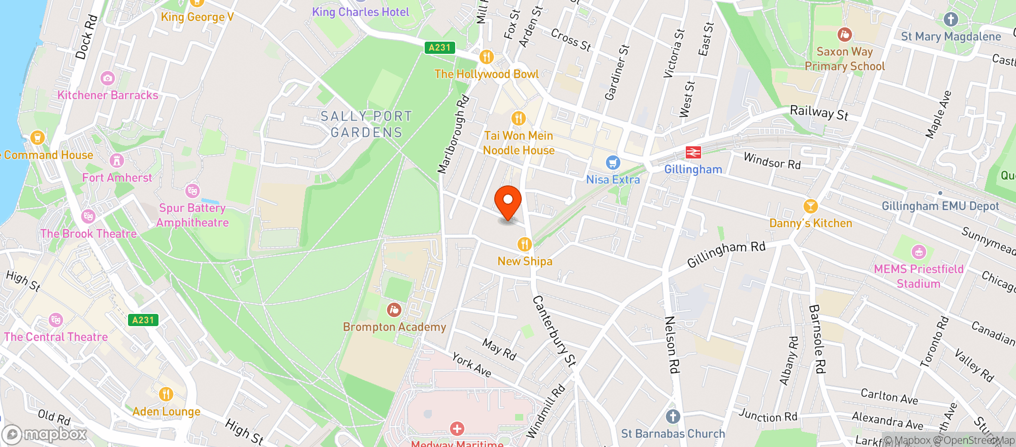 Map showing Munzbar