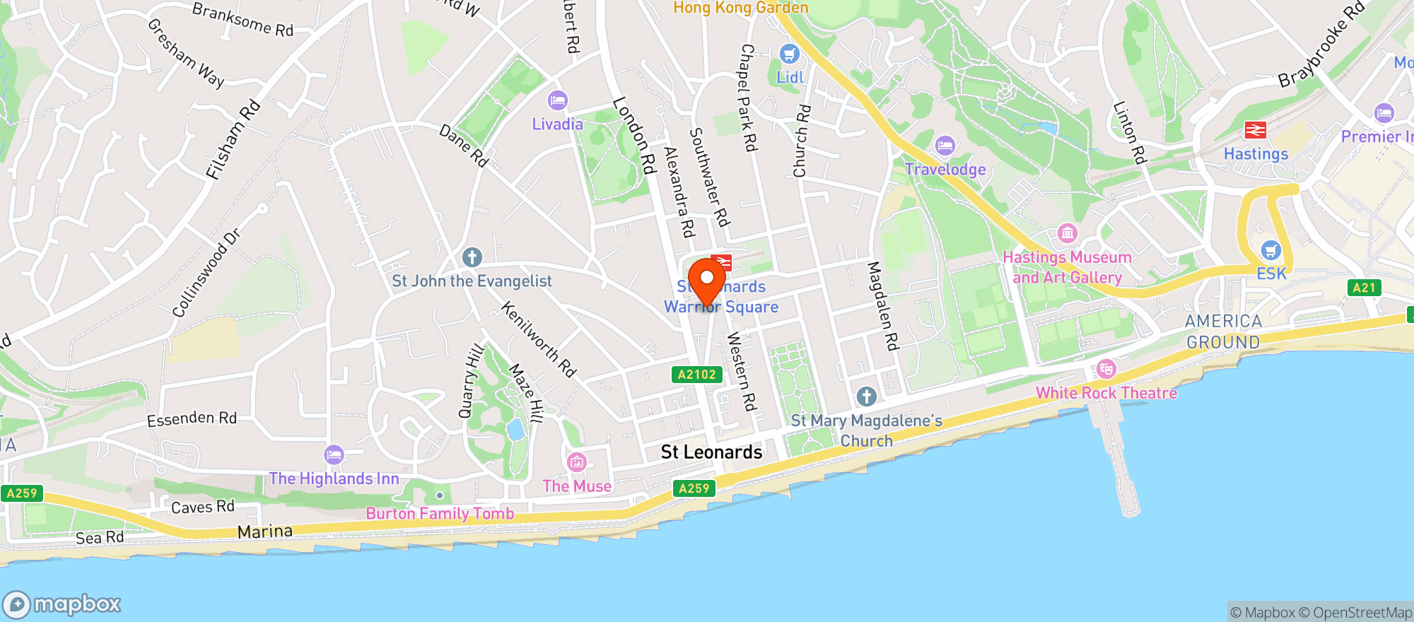 Map showing Farmyard / Boatyard