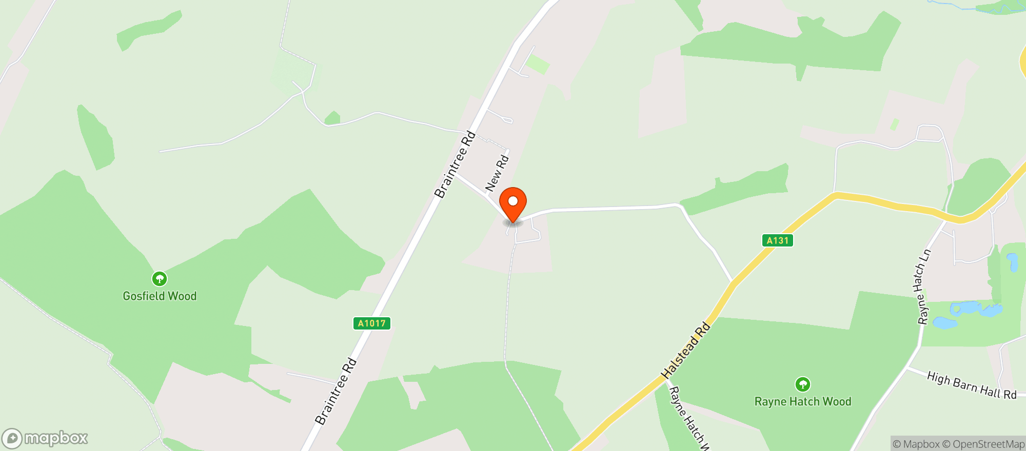 Map showing The Farm Shop Petersfield