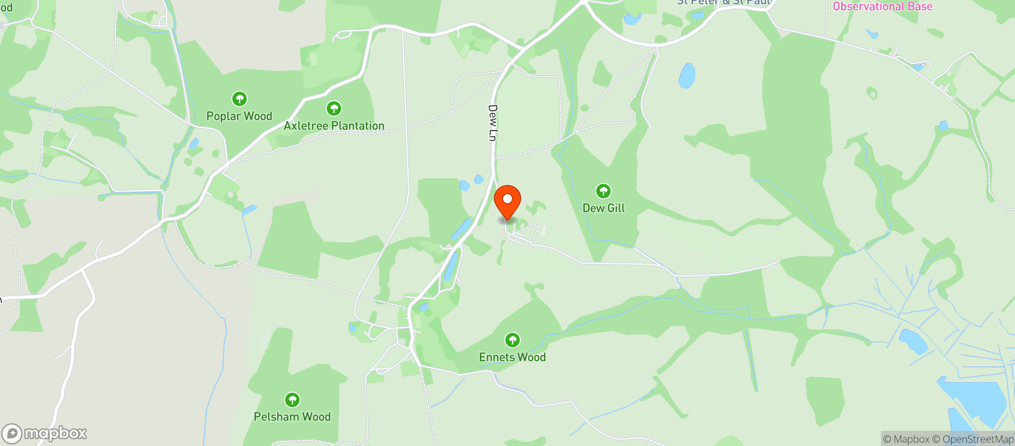 Map showing Tillingham Wines