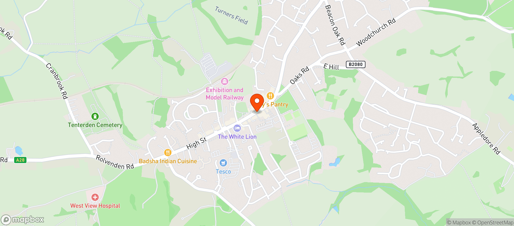 Map showing James and Rhias