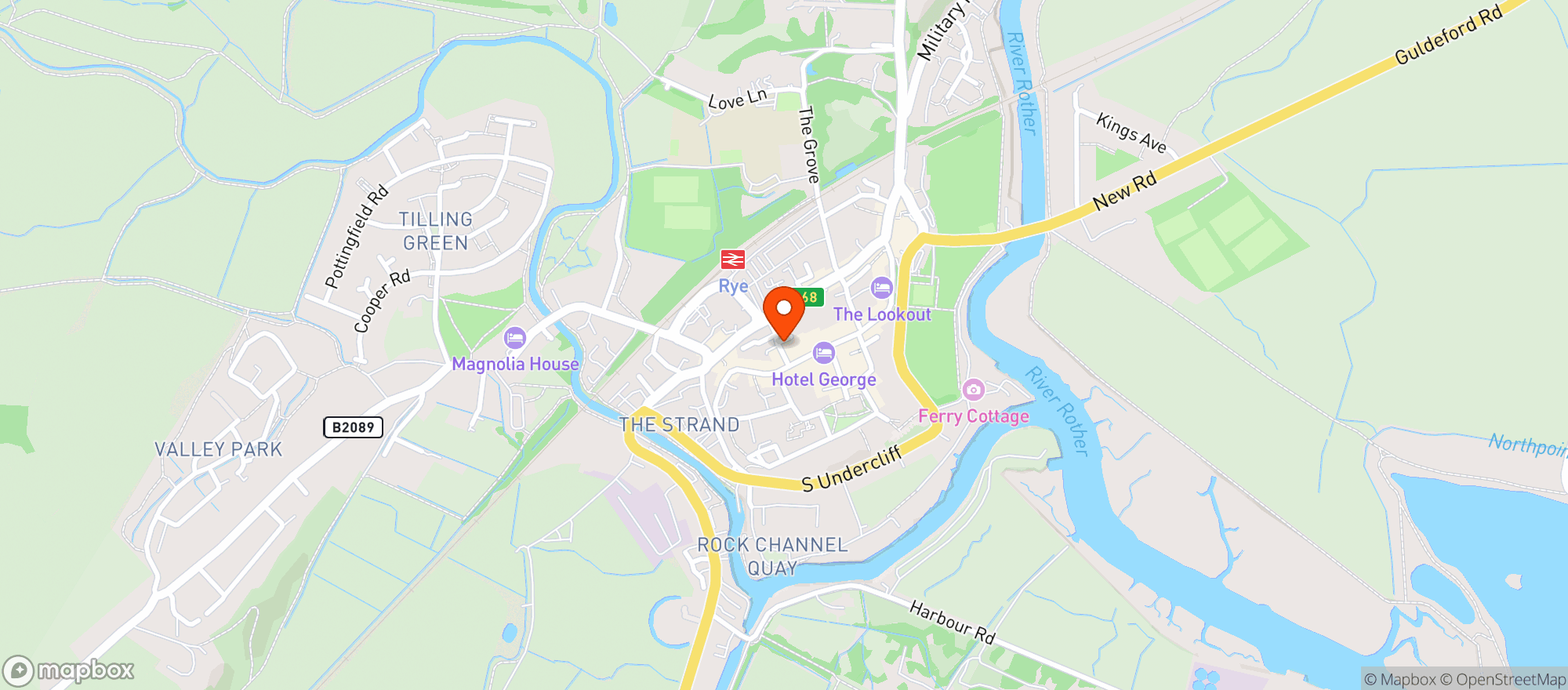 Map showing The Kind Table Ltd