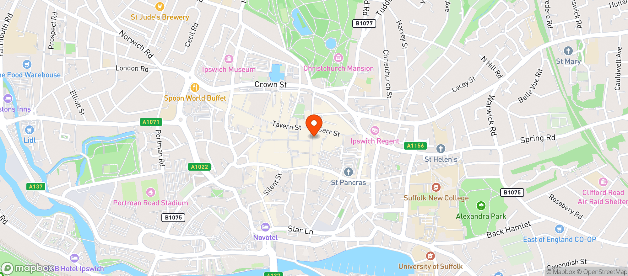 Map showing Cock & Pye (ipswich)