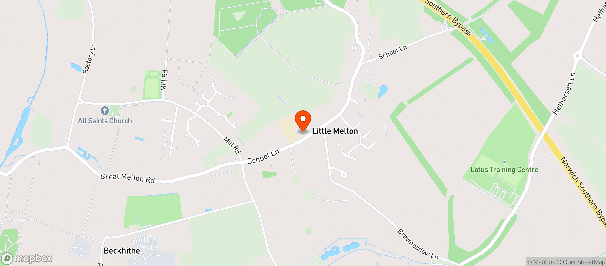 Map showing Village Inn