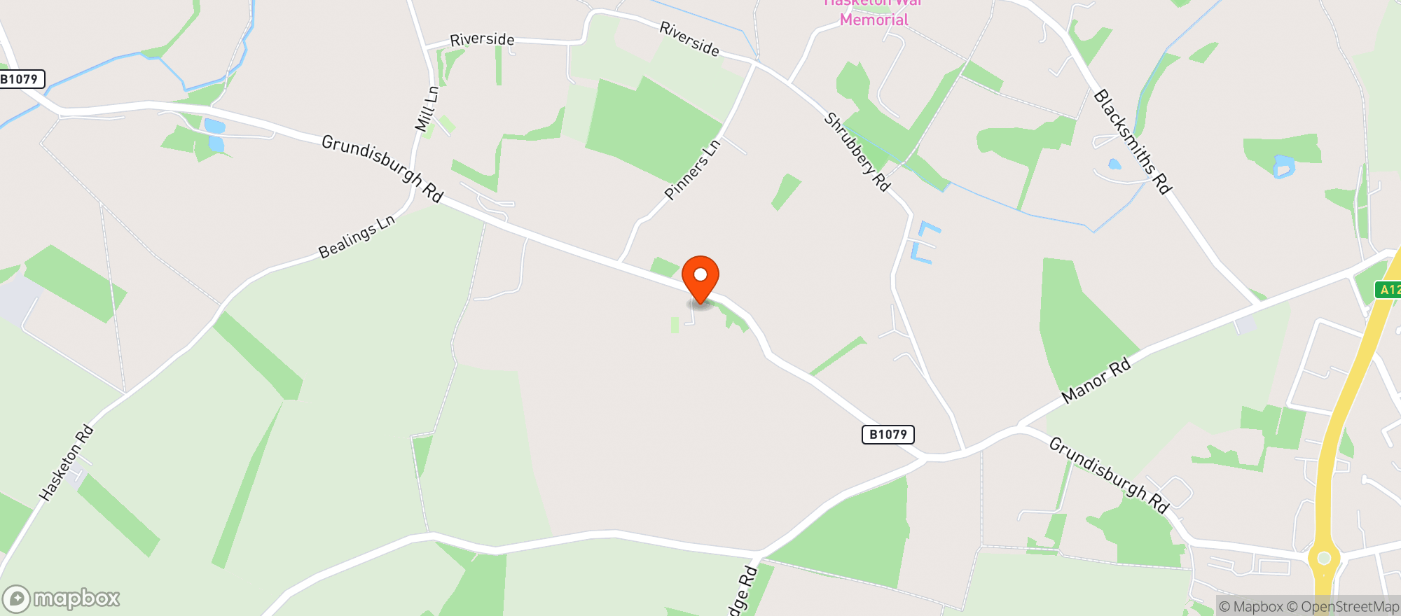 Map showing Grange Farm Shop