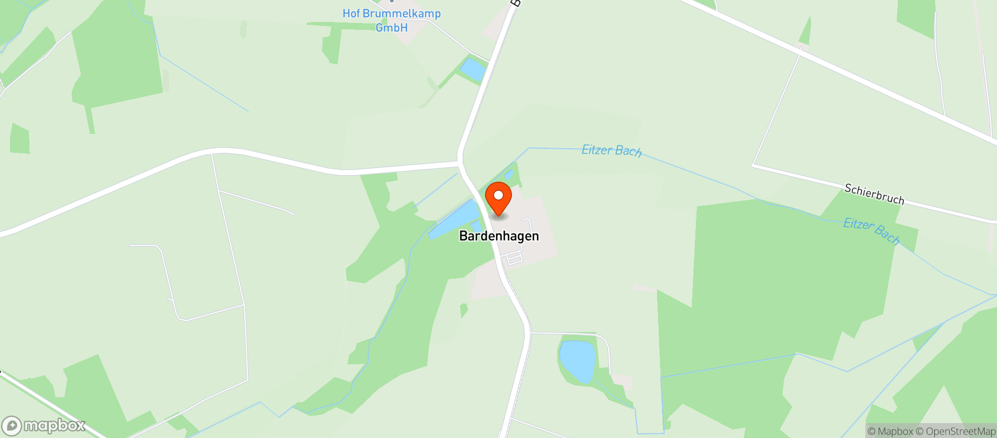 Map showing Hotel Gut Bardenhagen