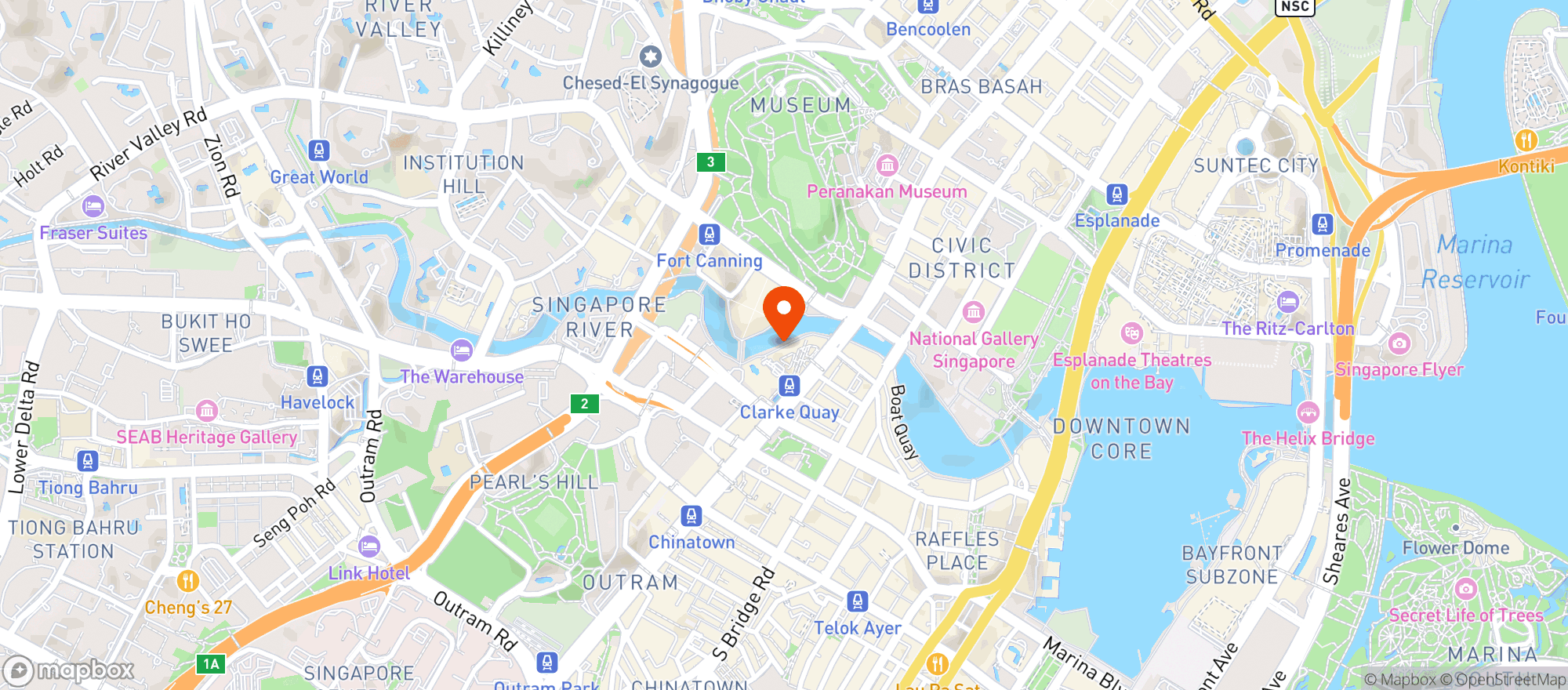 Map showing Sque