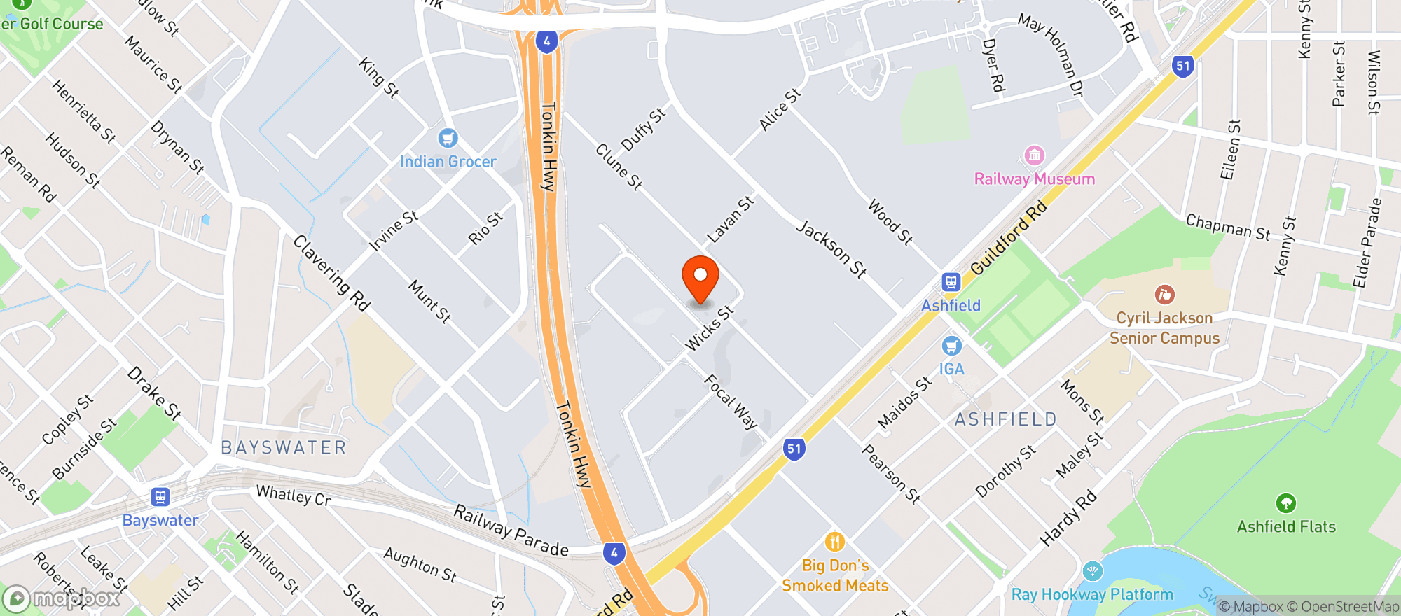Map showing This Little Piggy Went To Market