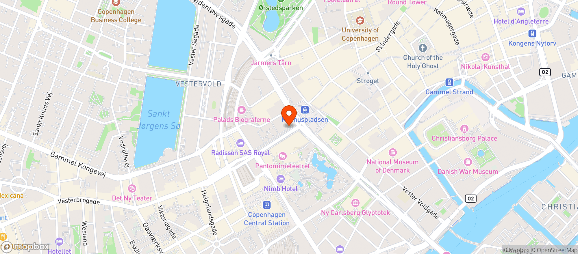 Map showing Proud Mary Pub