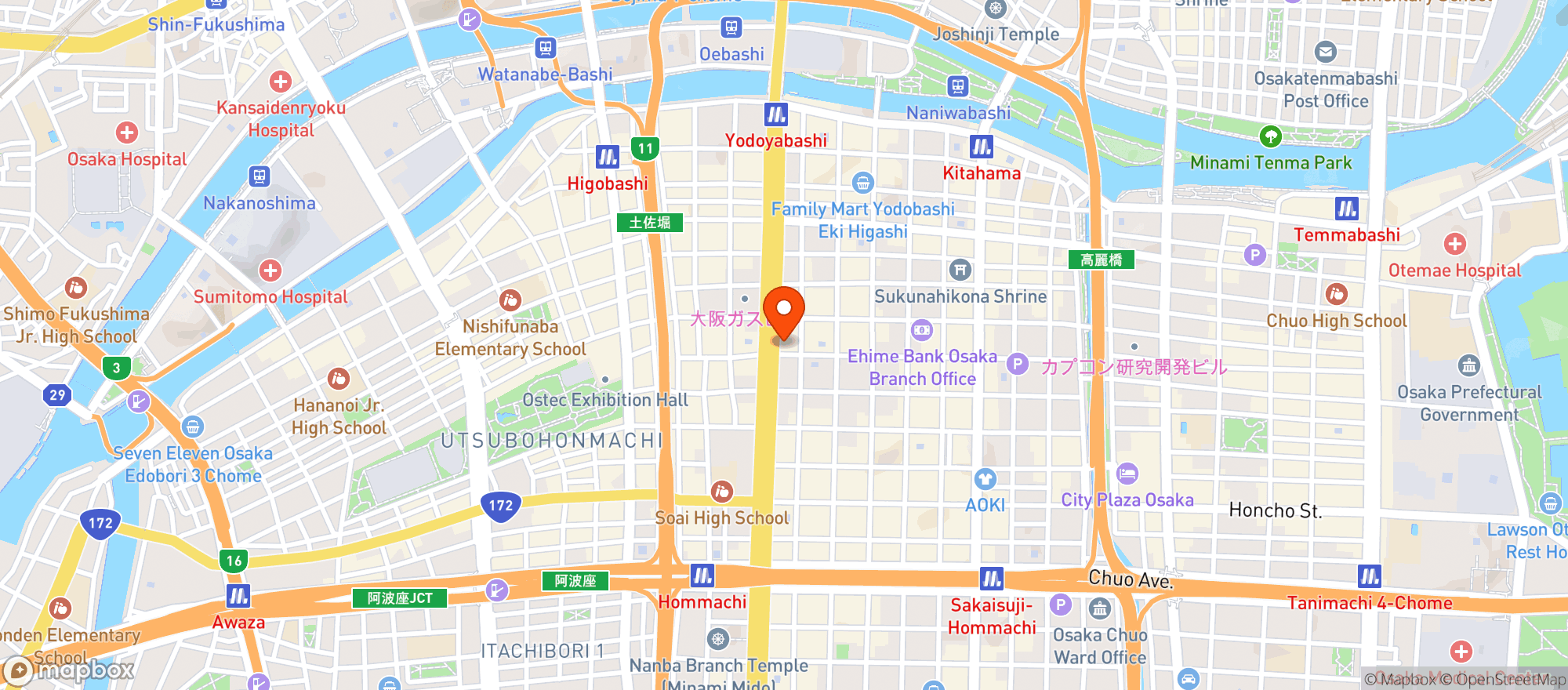 Map showing Familymart (ファミリーマート 淡路町三丁目店)