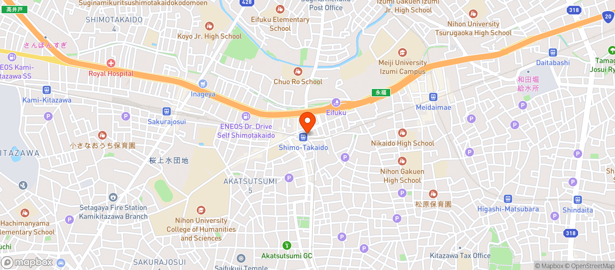 Map showing 鳥たけ