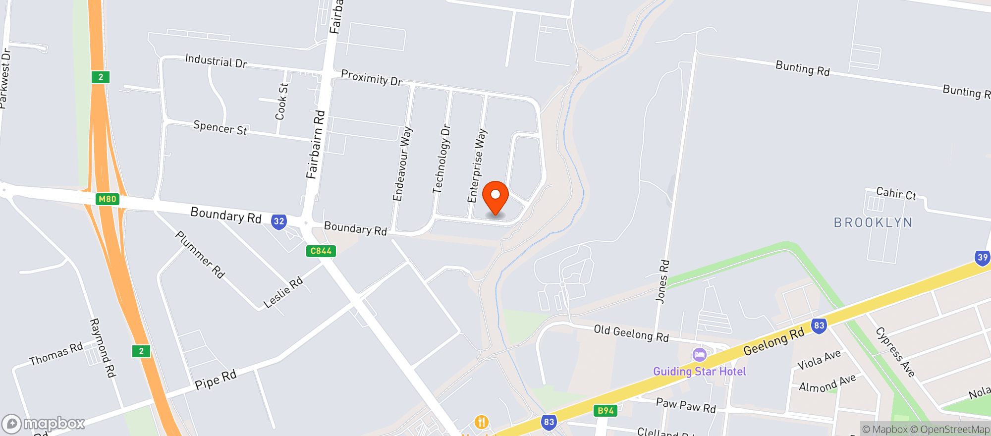 Map showing Liquorland Warehouse Sunshine