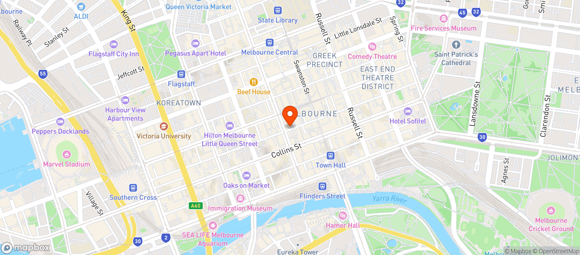 Map showing F4