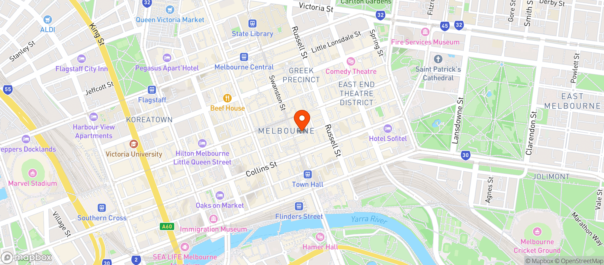 Map showing Bob Bar