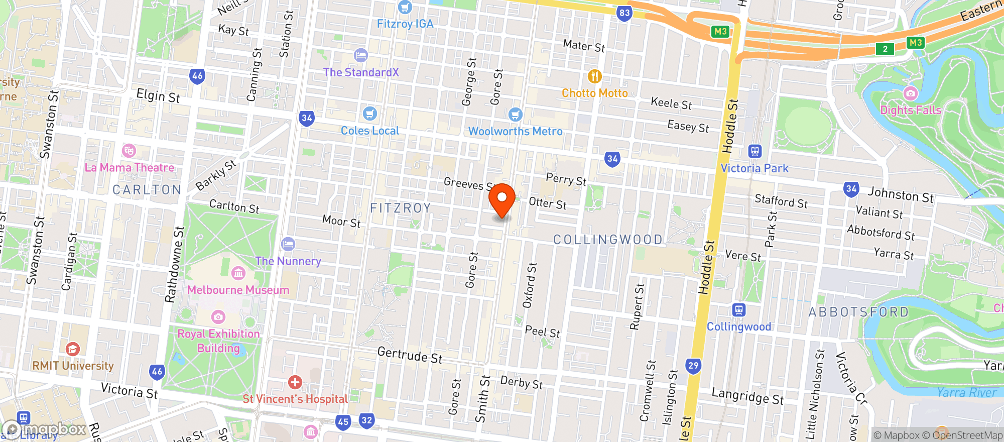 Map showing Fitzroy BWS