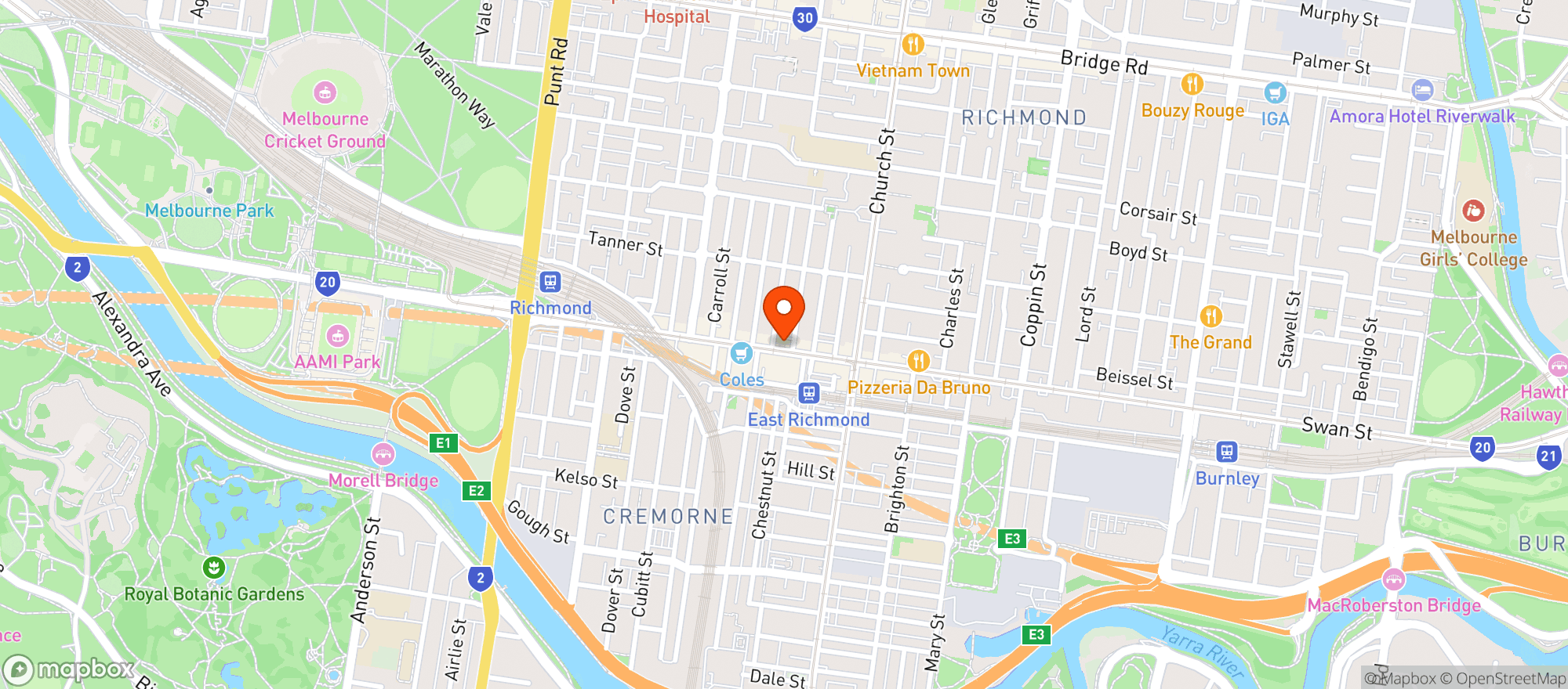 Map showing Nixie Nox
