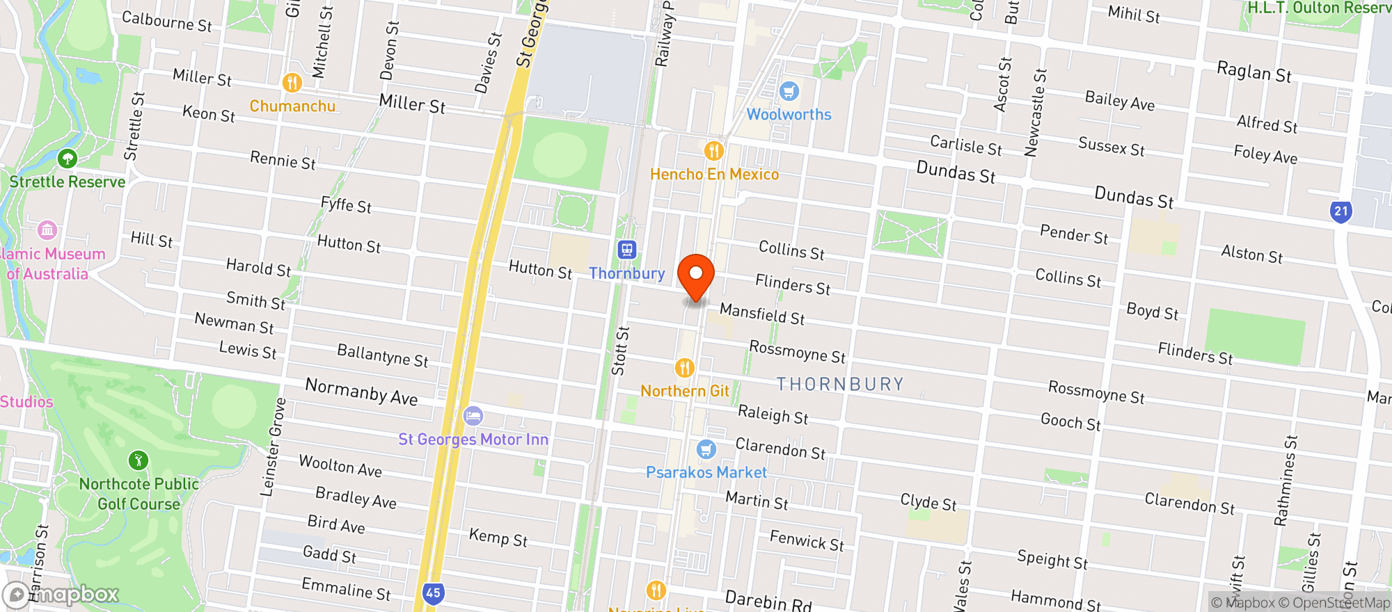 Map showing Bespoke Wines and Spirits