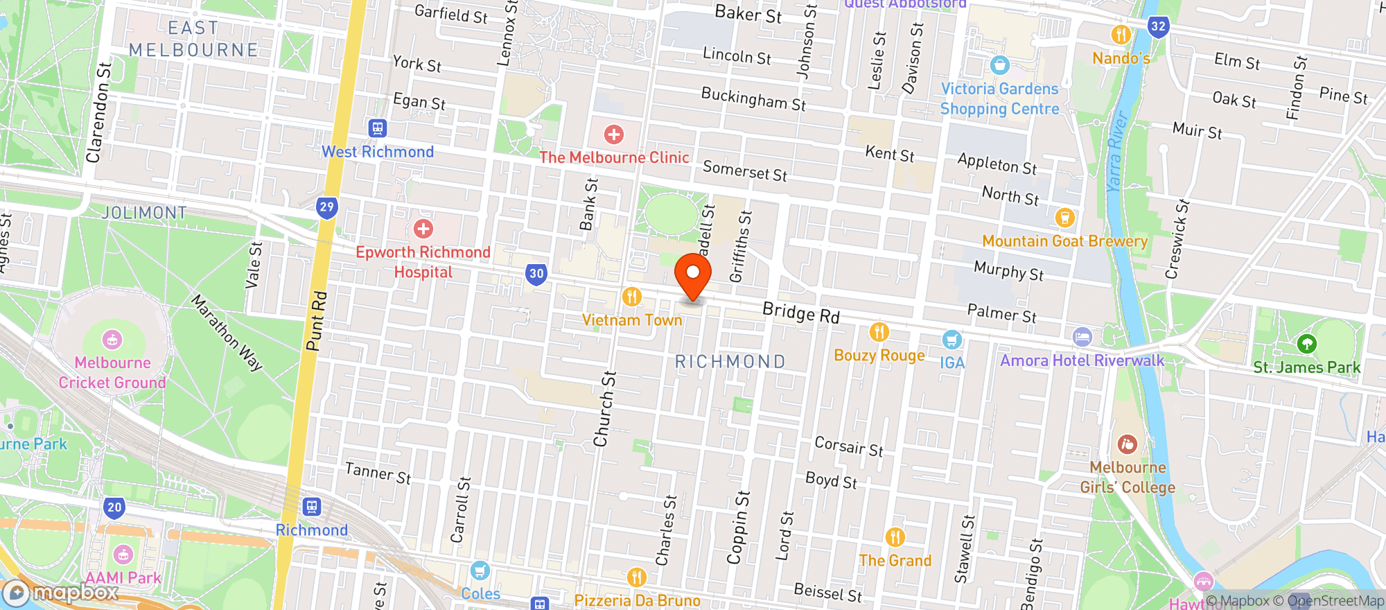 Map showing 304 liquor store