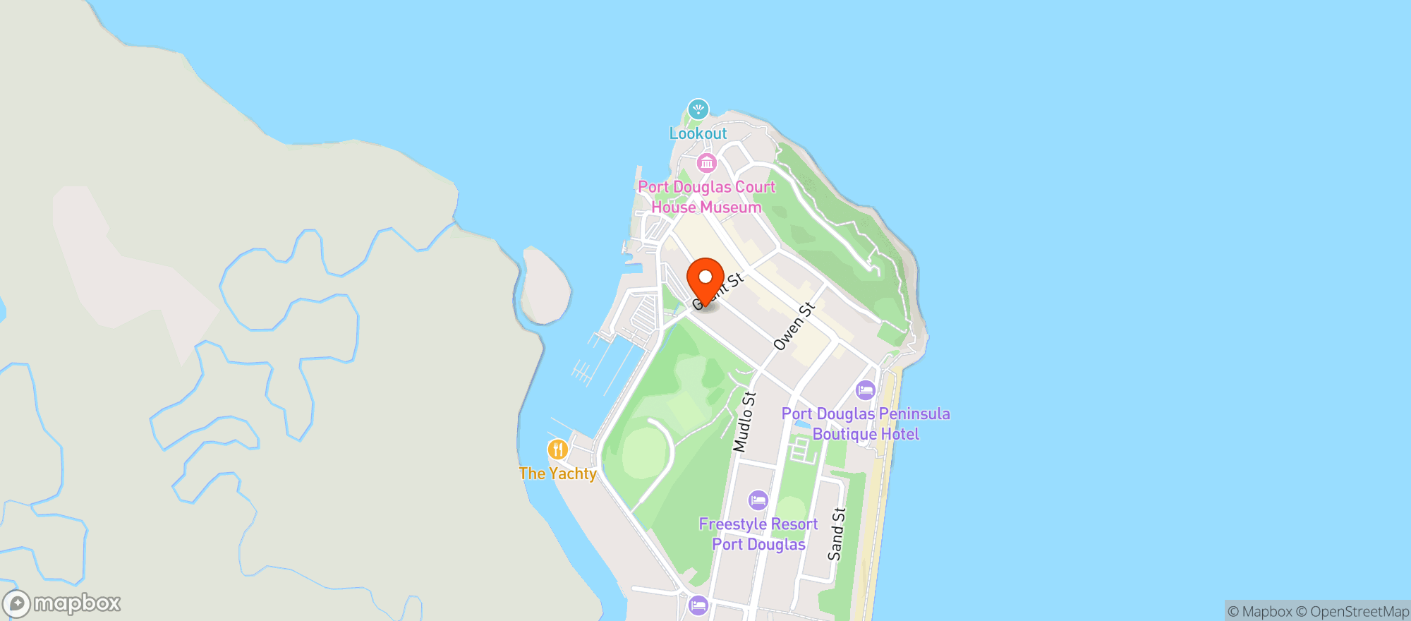 Map showing Chilly's Pizza