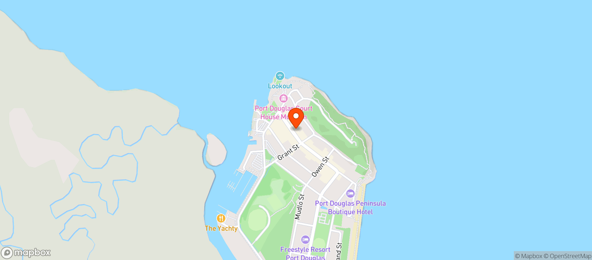 Map showing N17 Burger Co.