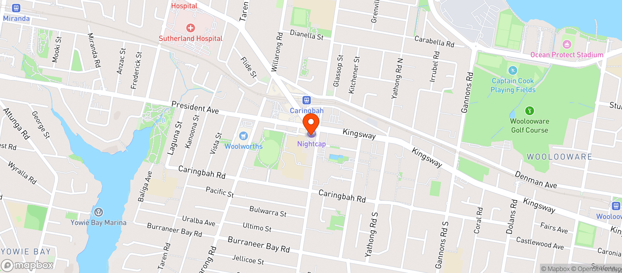 Map showing Dan Murphy's