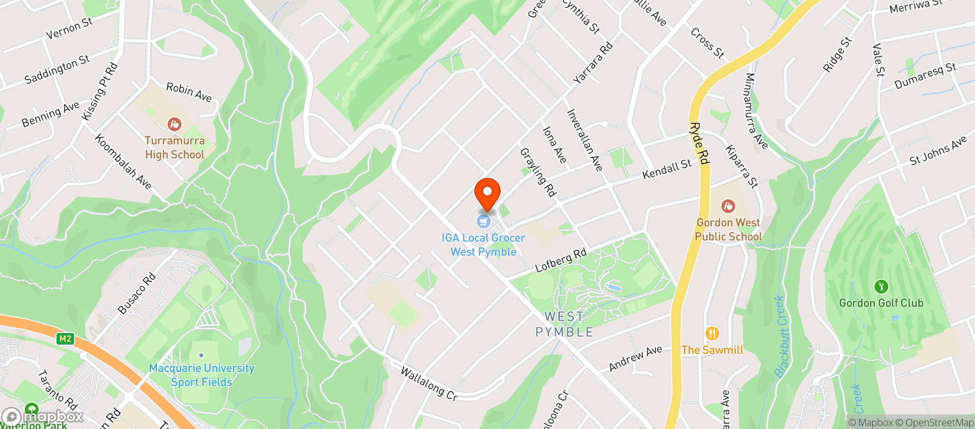 Map showing Tom's Cellars - Beer Bunker