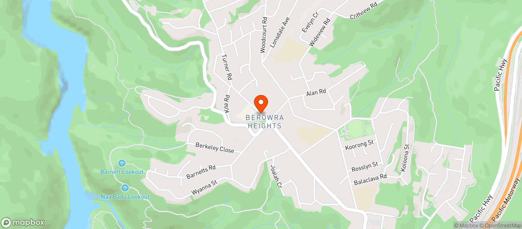 Map showing Local Liquor Berowra Btl