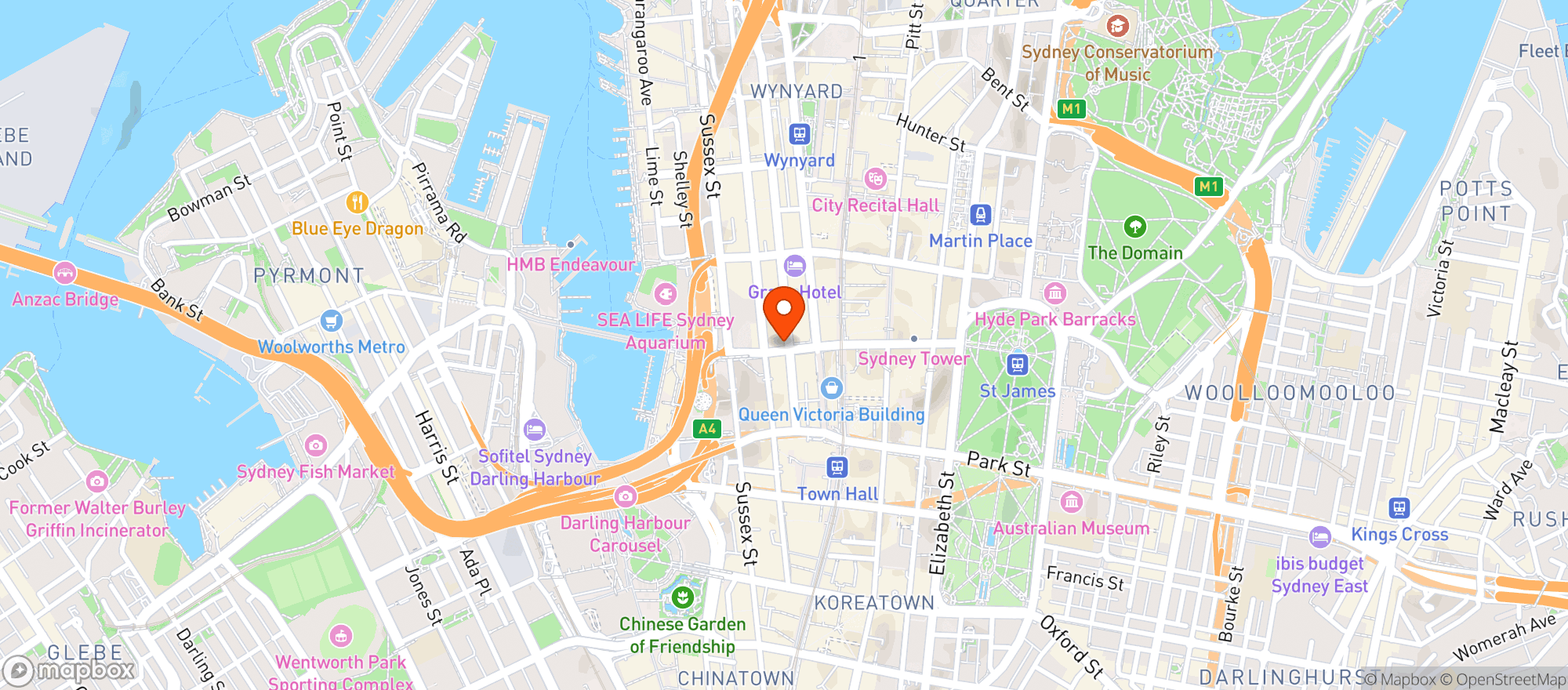 Map showing De Vine