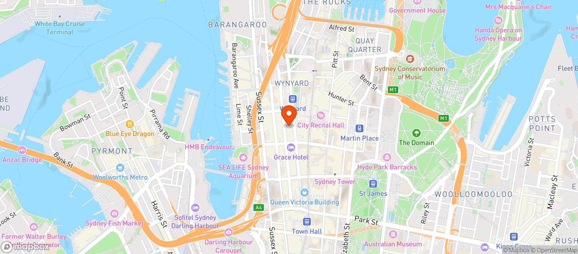 Map showing Seta Sydney