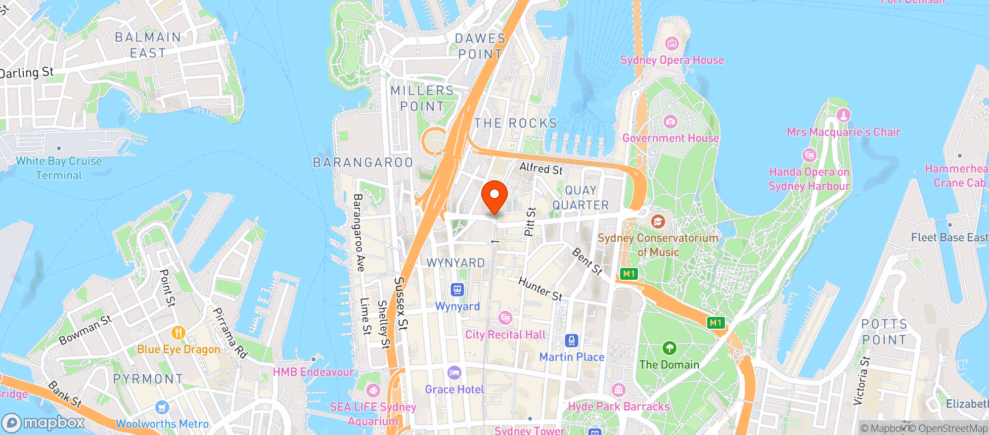 Map showing Morrison's Oyster Bar & Grill