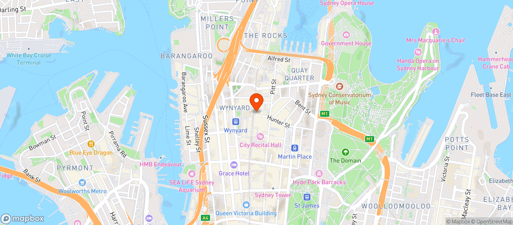Map showing Dean & Nancy