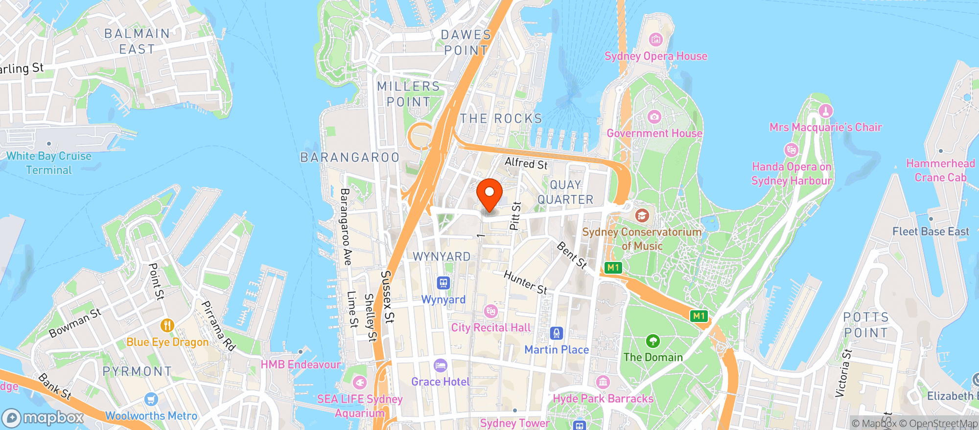 Map showing Bistecca