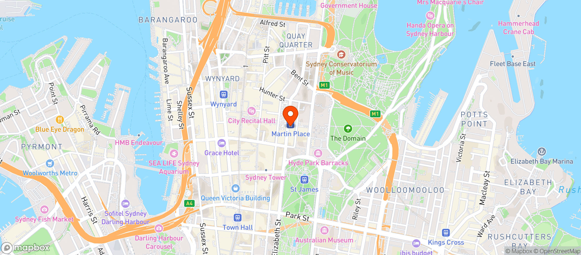 Map showing Barrio Cellar