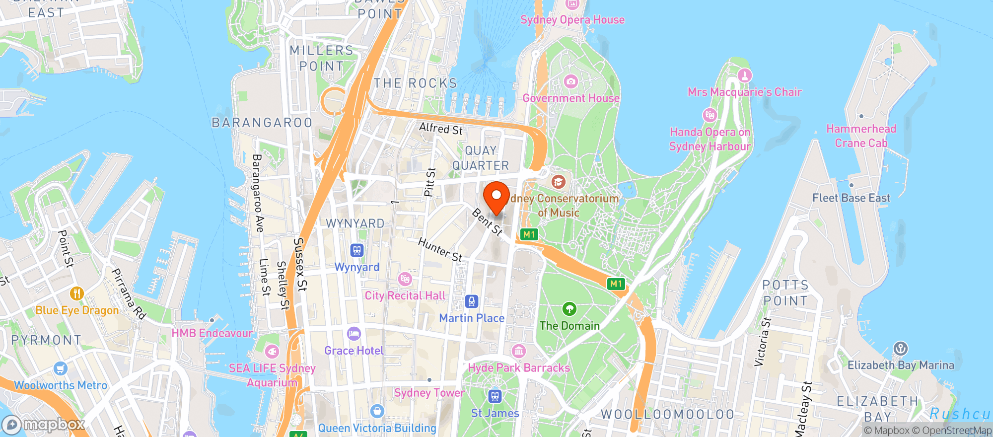 Map showing Pubmatic Australia