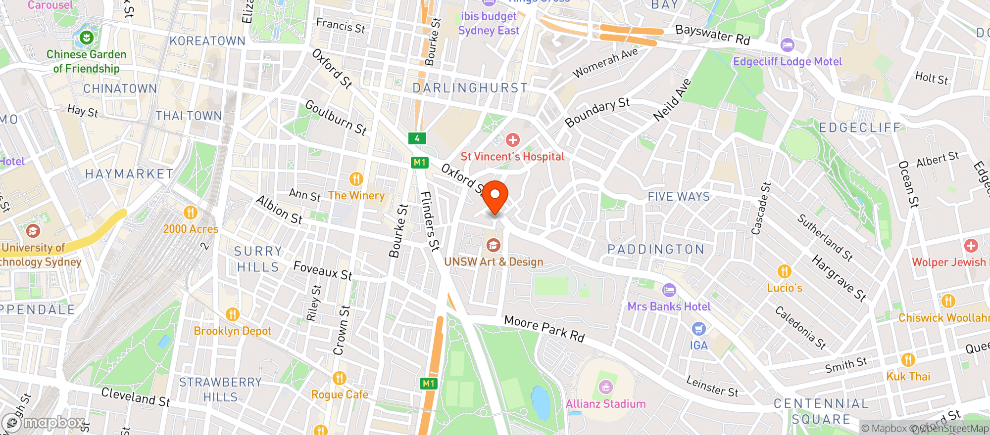 Map showing Dr. Goodes