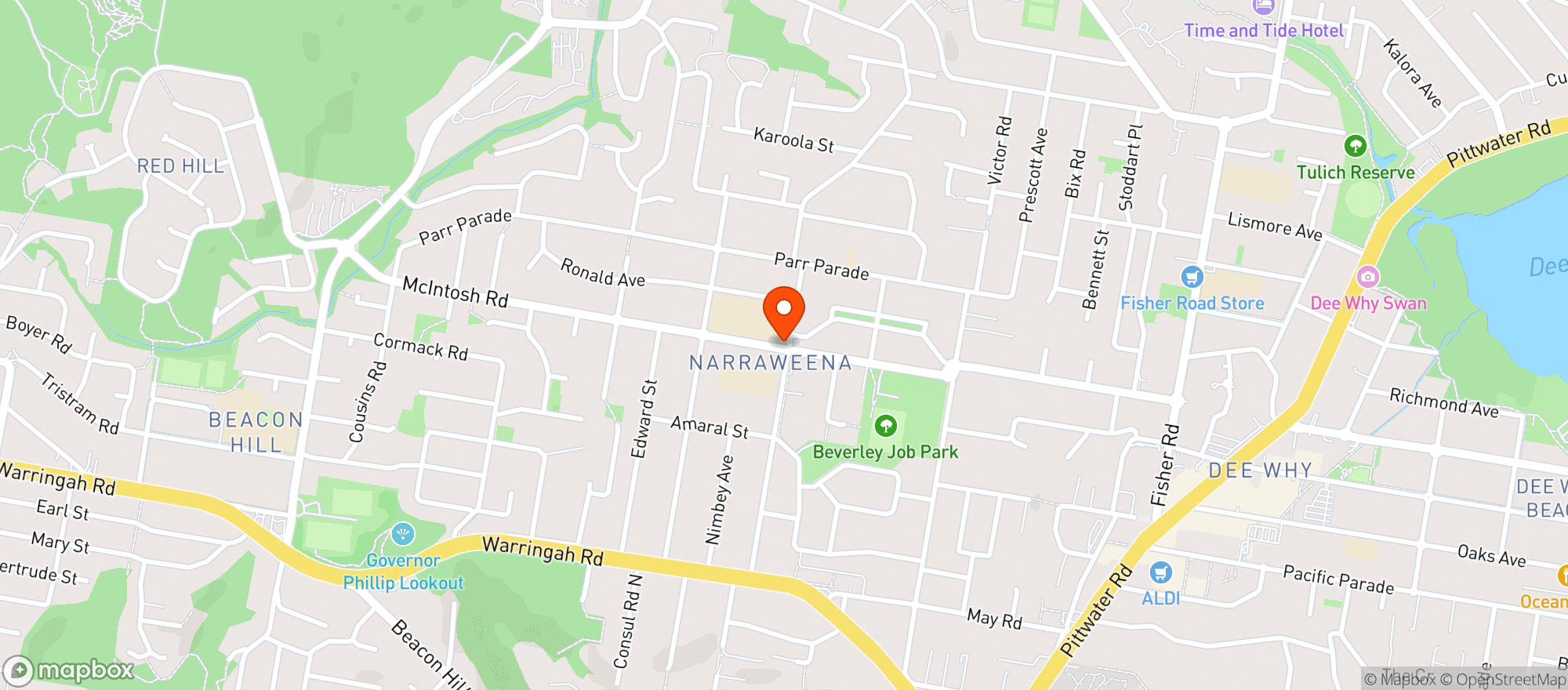 Map showing Liquorland