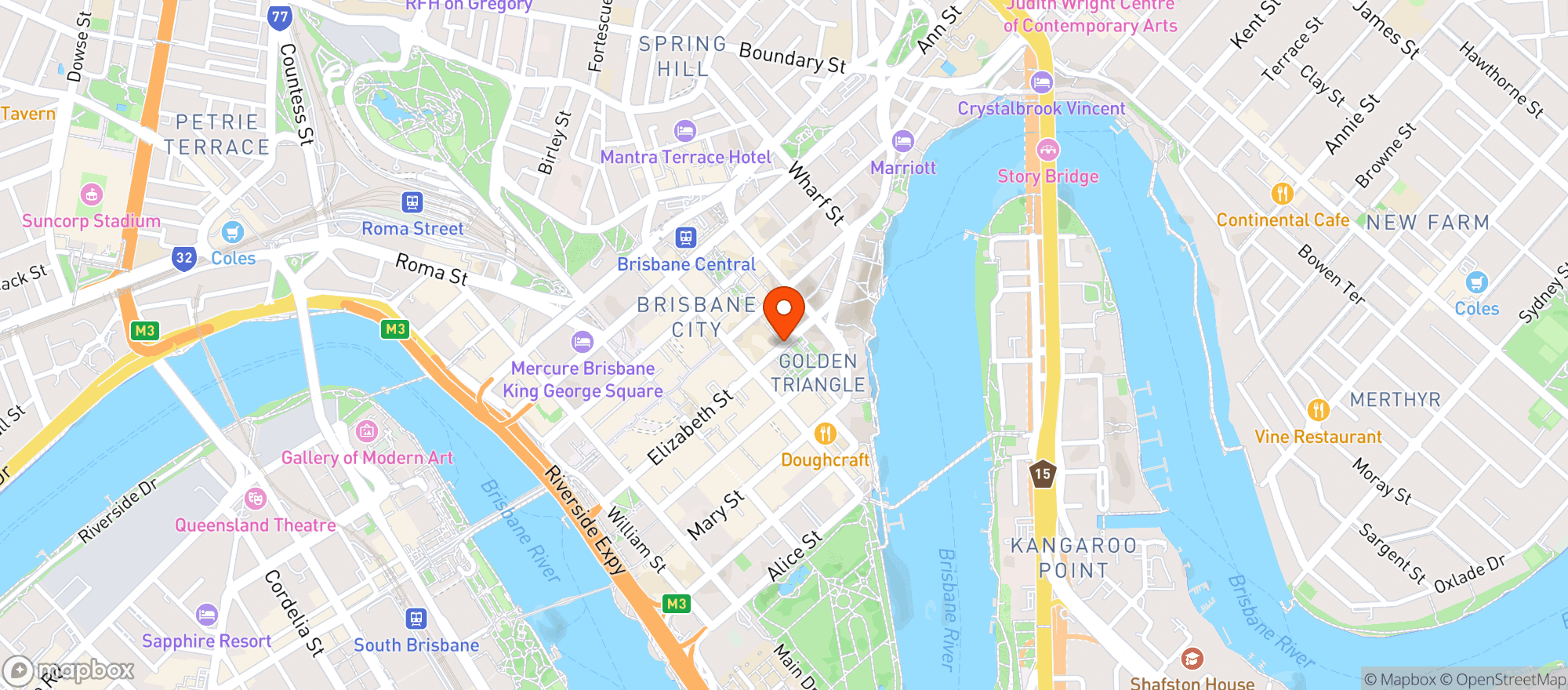 Map showing Hotel Embassy Paddington